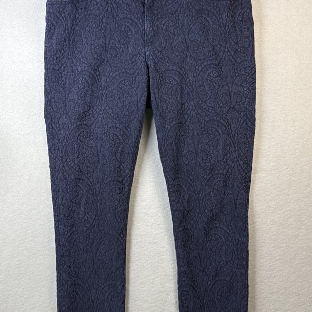 LRL Lauren Ralph Lauren Jeans Womens Size 12 Modern Skinny Ankle‎ 34 x 28 Floral